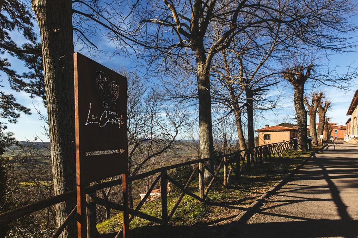 Willa Casale Le Civette Montepulciano Zewnętrze zdjęcie